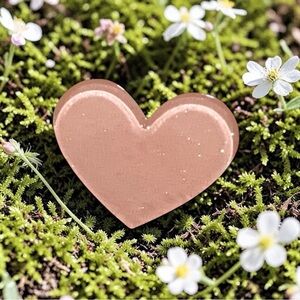 NEW Sparkling Blush Pink Heart Lapel Pin